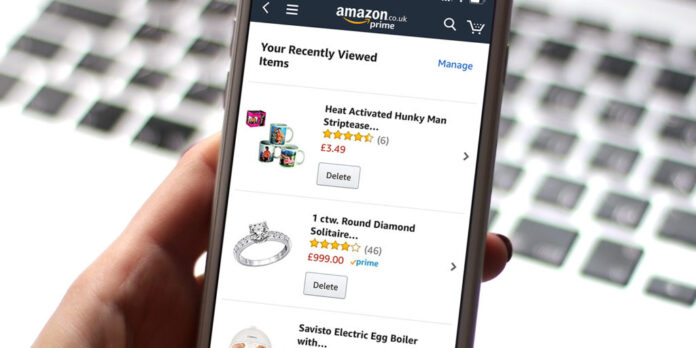 Amazon browsing history