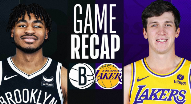 Brooklyn Nets vs Lakers match player stats