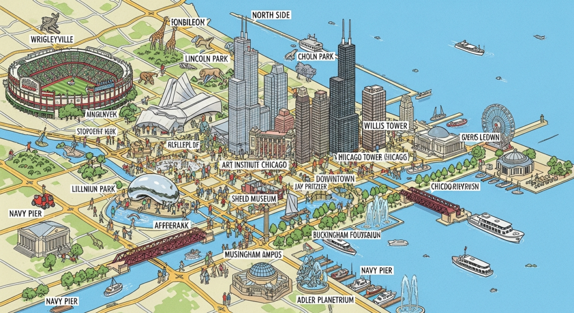 places to visit in chicago