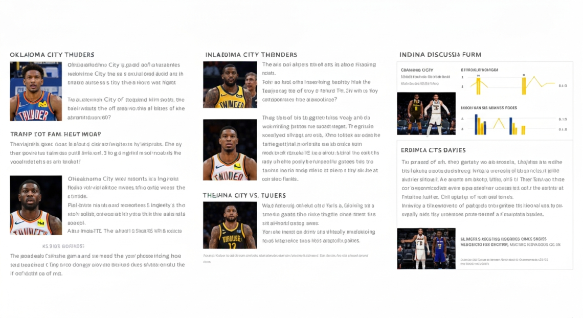 Oklahoma City Thunder vs Indiana Pacers discussions